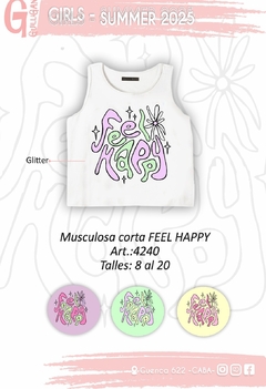 MUSCULOSA HAPPY - comprar online