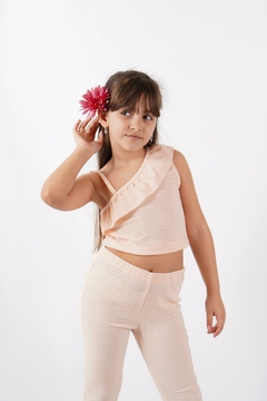 TOP DE BAMBULA CON VOLADITOS 125-4174 - comprar online