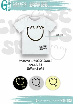 REMERA CHOOSE SMILE 125-1131