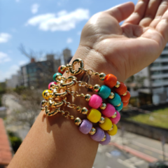 Pulseira Fecho Bóia Cores - comprar online