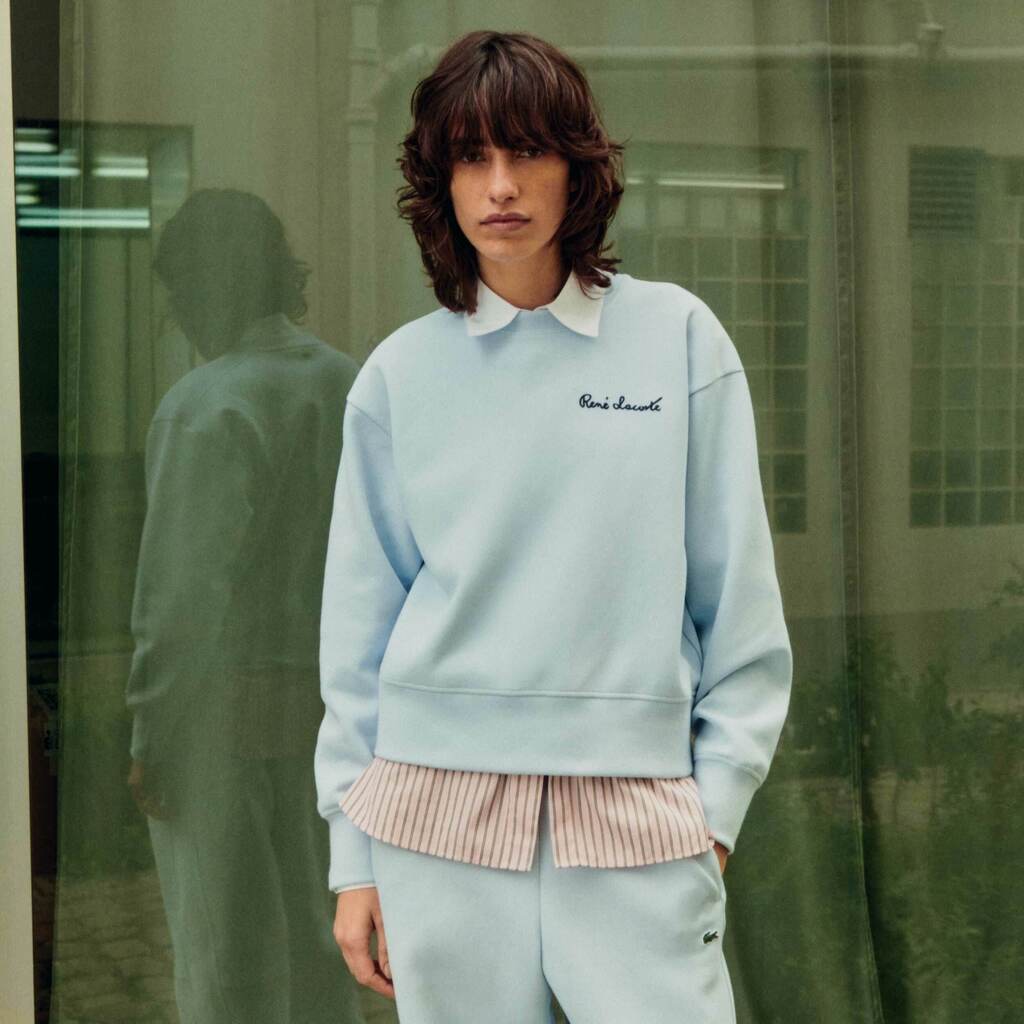 Buzo LACOSTE Micropique celeste Valentino