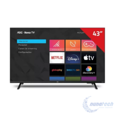 Smart Tv Led 43'' Aoc 43s5135/77g Fhd Roku Wifi Hdmi