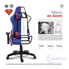 Level Up Superman Metropolis Dc Silla Gamer Lumbar Cervical en internet