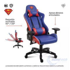 Level Up Superman Metropolis Dc Silla Gamer Lumbar Cervical - Nunatech Argentina