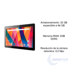 Tablet Smart Kassel SK5502 10.1" 32GB negra y 2GB de memoria RAM - Nunatech Argentina