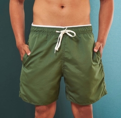 Short liso masculino - verde