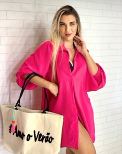 Camisao Maxi - pink