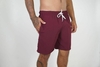 Short liso - vermelho sangria