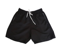 Short liso masculino - preto