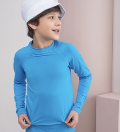 Camisa UV infantil - azul