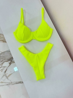 Biquíni Folia - Amarelo neon - comprar online