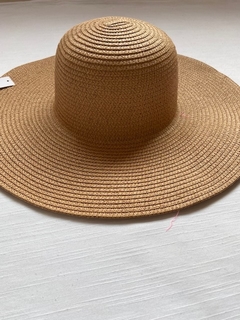 Chapeu de praia grande - marrom - comprar online