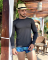 Camisa UV Unissex - Preta