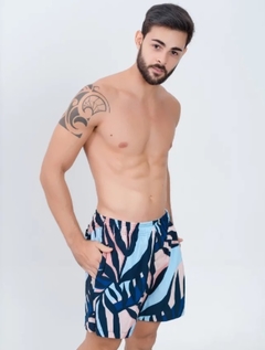 Short estampado - folhagem