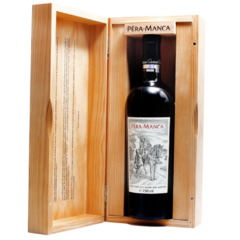 Vinho Pera Manca tinto 2015 com caixa madeira 750ML