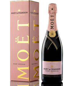 Champagne Moet Chandon Rosé Imperial Com Cartucho 750ml