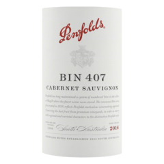 Vinho Australiano Tinto Seco Bin 407 Penfolds Cabernet Sauvignon Garrafa 750ml