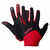 GUANTES LARGOS MTI ENDURO NEGRO/ROJO