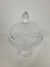 Potiche De Cristal Com Pé Transparente - 15x26cm - comprar online