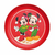 Pratos Sobremesa Natalino Mickey e Minnie - Fibra de Bambu