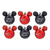 Bolas Natalina Assinatura Mickey e Minnie - 6 Peças - comprar online