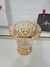 Vaso Com Pé Diamond Ambar - 11,5x14,5cm - comprar online