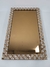 Bandeja Decor Espelho com Acrilico Gold 33x20x2,5cm