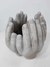 Vaso Cimento Mãos Decor 12,5x17cm
