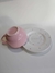 Xicara de Chá + Pires Cerâmica Dots Cromus - comprar online