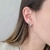 Piercing fake hear hook zirconia Prata 925 na internet