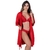 G|GG | Robe Sensual Meia Manga RUBI com RENDA - VELLFER - D'Eva Lingerie | Tudo em Lingerie e Sex Shop 