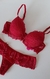 M| Conjunto Com Bojo Renda Vermelho - Bianca na internet