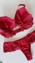 M| Conjunto Com Bojo Renda Vermelho - Bianca - D'Eva Lingerie | Tudo em Lingerie e Sex Shop 