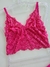 P/m | Conjunto SEM BOJO estilo cropped- renda Rosa na internet