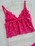 Imagem do P/m | Conjunto SEM BOJO estilo cropped- renda Rosa