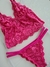 P/m | Conjunto SEM BOJO estilo cropped- renda Rosa