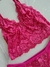 Imagem do P/m | Conjunto SEM BOJO estilo cropped- renda Rosa