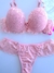 P|G Conjunto Com Bojo - Renda Romance - Bianca - loja online