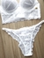 P| CONJUNTO COM BOJO BARBATANAS BRANCO - D'Eva Lingerie | Tudo em Lingerie e Sex Shop 