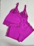 M|G Baby Doll Microfibra (Tule|Renda) - Rosa Forte CP4037 - loja online