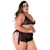 MINI FANTASIA PLUS SIZE - ASSANHADINHA PRETA - PIMENTA SEXY 2110 na internet