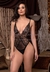 M|G Body Renda e Tule - Bodystocking Y2056 na internet