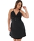 48| Camisola Plus Size Sexy Preto – Edilene - comprar online