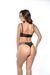 GG| Conjunto Sem Bojo Rendado com detalhes de tule liusion Preto Y7011 - D'Eva Lingerie | Tudo em Lingerie e Sex Shop 