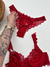 P|M|G|GG Conjunto SEM BOJO COM ARO- VERMELHO- Luxúria OMD - D'Eva Lingerie | Tudo em Lingerie e Sex Shop 