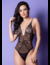 M|G Body Renda e Tule - Bodystocking Y2056 - D'Eva Lingerie | Tudo em Lingerie e Sex Shop 