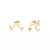 Brinco estilo earcuff curve liso - banhado ouro