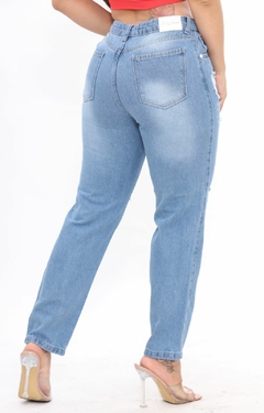Imagem do Grade 6 Peças - Calça Jeans Mom, clara, rasgada