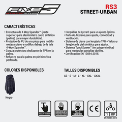 Guante Moto Rs3 - Roshaus