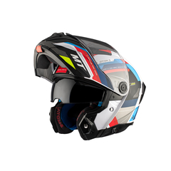 Casco Moto Rebatible Mt Atom 2 Tricolor Brillante - tienda online